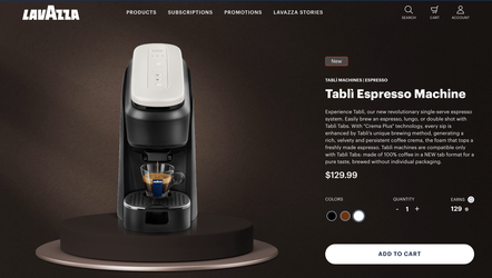 Lavazza Tabli Espresso Machine