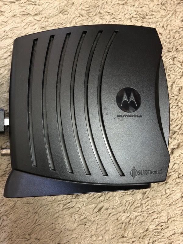 MOTOROLA SURFBOARD SB5101U DOCSIS 2.0 BROADBAND CABLE MODEM COMCAST COX MORE MOTOROLA SURFB