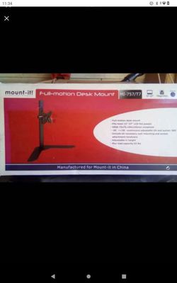 Desktop computer screen mount NEW (North Arlington)(READ BEFORE MESSAGE)