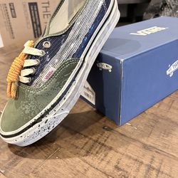 Size 7.5M/9w Vans Premium Authentic La Habana Green Blue