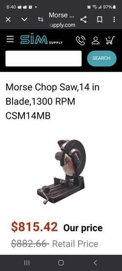Chop Saw Metal Devil