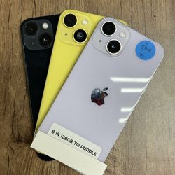 On Sale iPhone 14 128GB T-Mobile Low Battery 