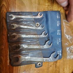 Vintage Japanese Of Set Ignition Wrenchs  In Original Case