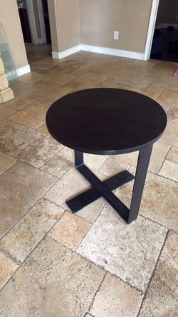 Metal living room table