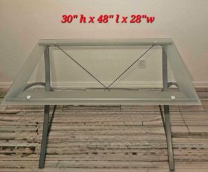 Glass Desk