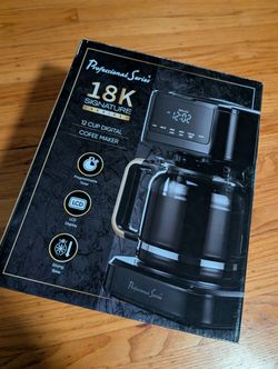 Professional Series 18k Signature 12 Cup Digital Coffee Maker