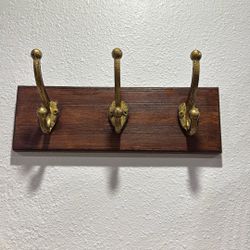 Wall Mounted Rack With 3 Hooks (I Have 4 ) 