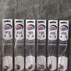 6 Pack Eagle Claw Hooks 