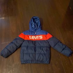 Levi, Red And Blue Puffer