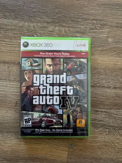 Grand Theft Auto IV (Sealed) Pre Order box Xbox 360