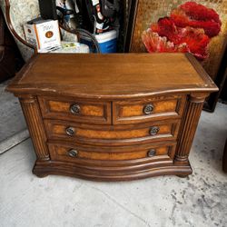 Antique Vintage Wooden Dresser 