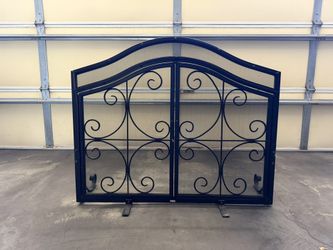 Iron Fireplace Screen New
