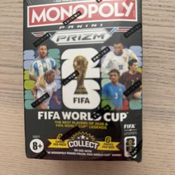 monopoly panini prizm fifa world cup trading cards booster box