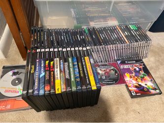Play station and Xbox games.
