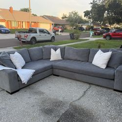 Free Delivery - Gray American Signature Furniture Couch/Sectional