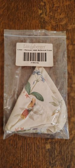 Longaberger small basket liner