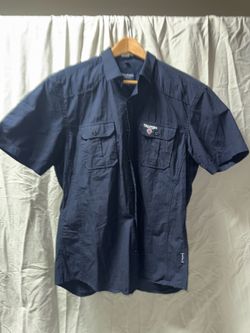 Blue Triumph Mechanics Short Sleeve Shirt, New