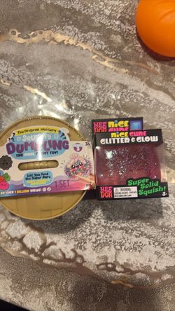 Squeezy Dumpling & Nee Doh Nice Cube Toy Bundle