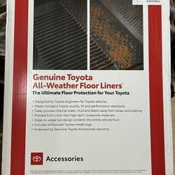 Oem genuine  Toyota Camry all weather floor liners 