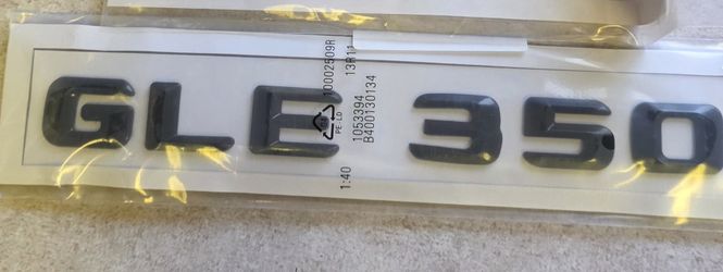 Mercedes GLE 350 adhesive back many other badges available 