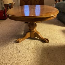 Oval Oak Coffee Table