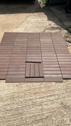 12”X12”  interlocking deck tiles