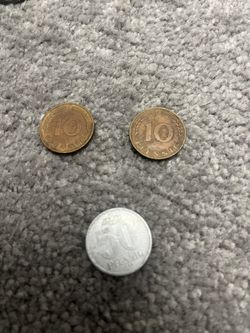 German Pfennig Coins 