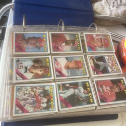 Book Full Of Baseball Cards 