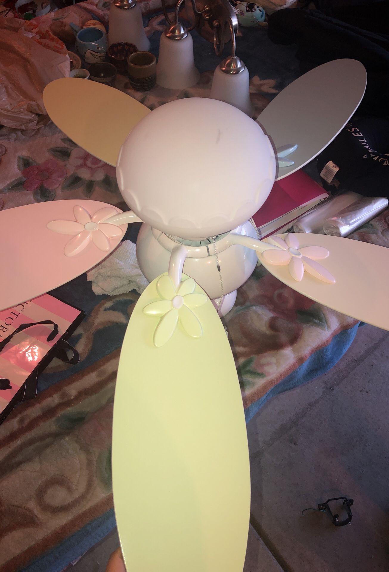 Floral pastel lamp