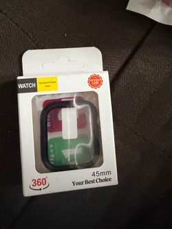 360 Tempered Glass Apple Watch Case- 45 mm