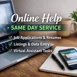 Reliable Online Help Available (Same-Day)