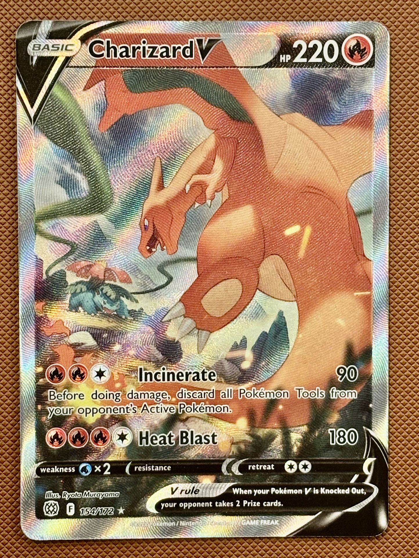 🔥 Charizard V Brilliant Stars Pokémon Card