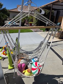 Hanging Rope Hammock Chair, Large Brazilian Hammock