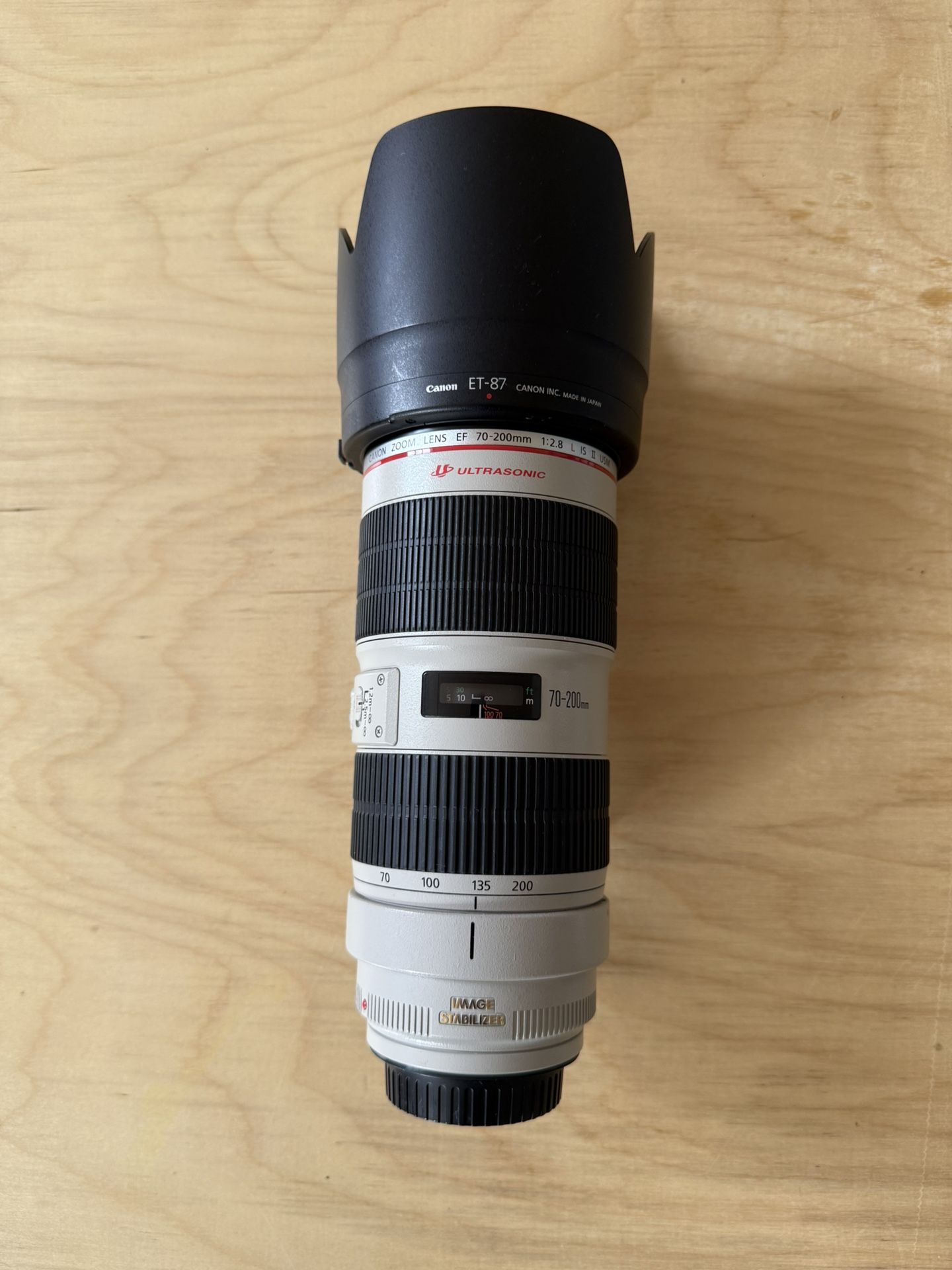 Canon EF 70-200mm 2.8 Lens