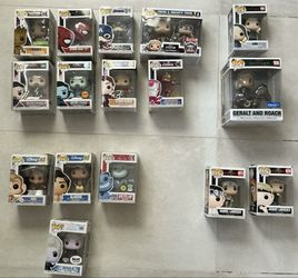 Funko POPs (Disney, Marvel, The Witcher, Cobra Kai)