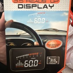 Heads Up Display Speedometer (projects Image On Windshield  
