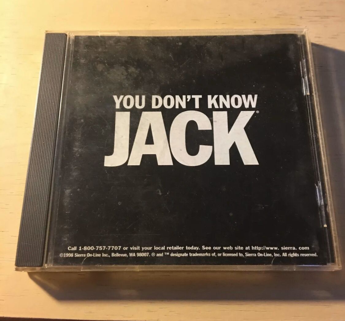 You Don’t Know Jack cd trivia game for pc