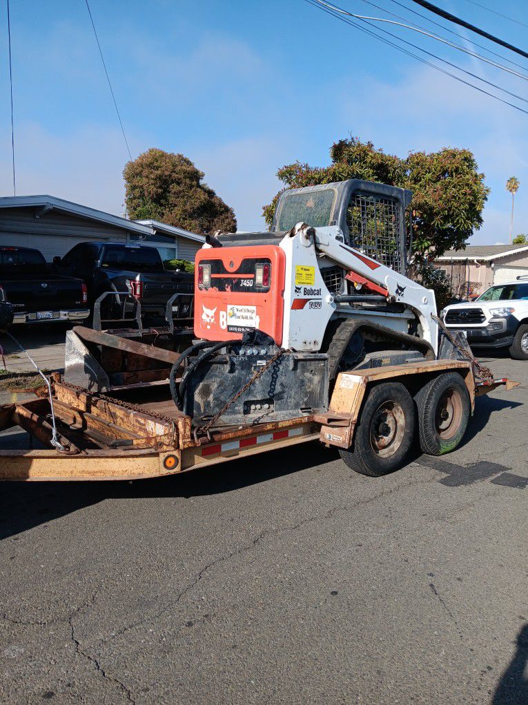 Towing Trasnport Bobcat Tractor Forklift 