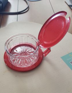 Vintage 70's Cheese Storing And Serving Dish