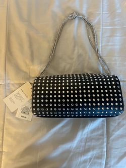 NEW Black Rhinestone Bag