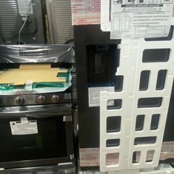 Samsung 2pc Kitchen Set-Black Stainless Steel HG 