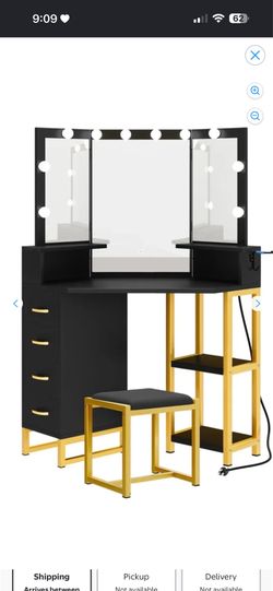 Black vanity