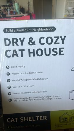 Outdoor cat house