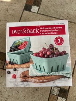 NWT over & back Mint Green Multipurpose Baskets - 3 Pack