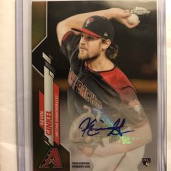 2020 Topps Chrome Kevin Ginkel Rookie Auto