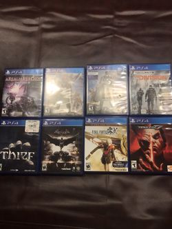 5 PS4 GAMES (SOLD AS ONE)
