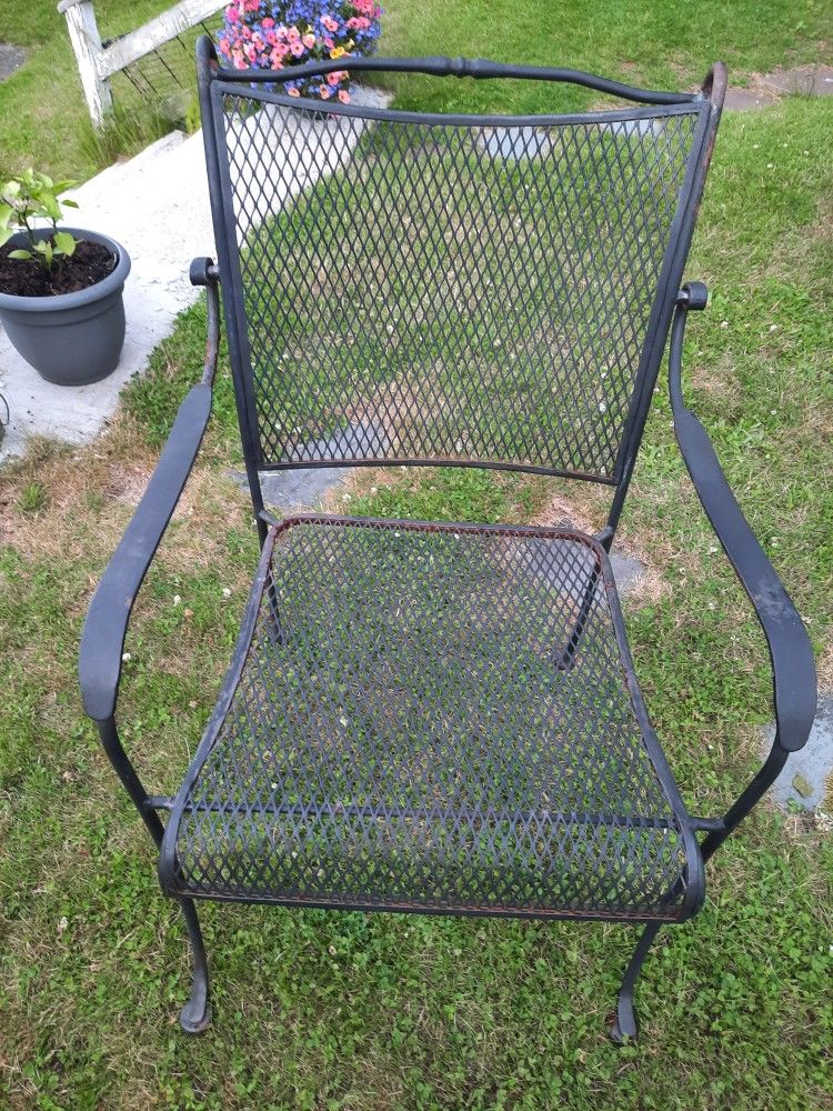 Real Wrought-iron chairs & Table