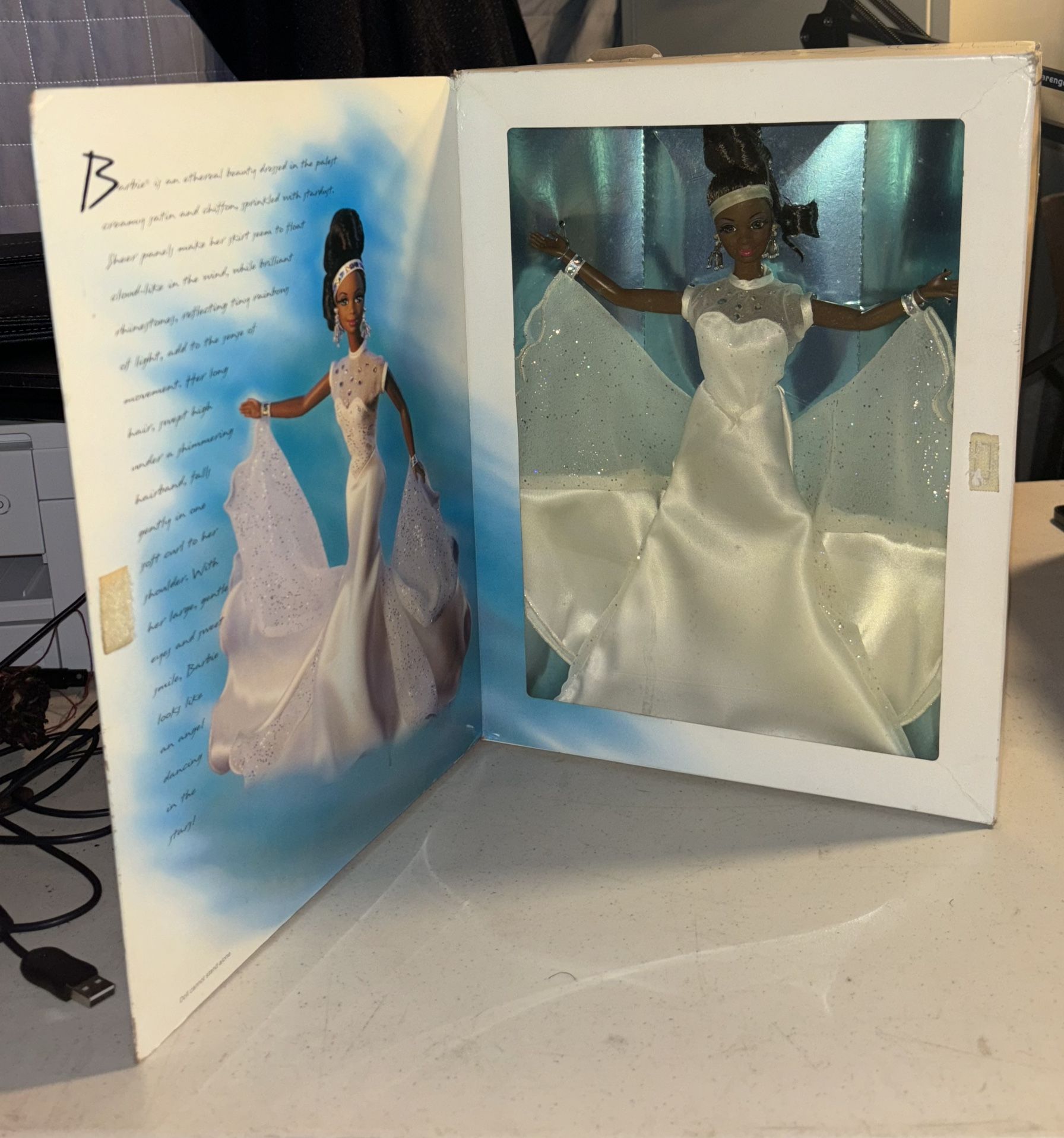 Vintage 1996 Starlight Dance Barbie Doll African American Classique Collection - New in Box