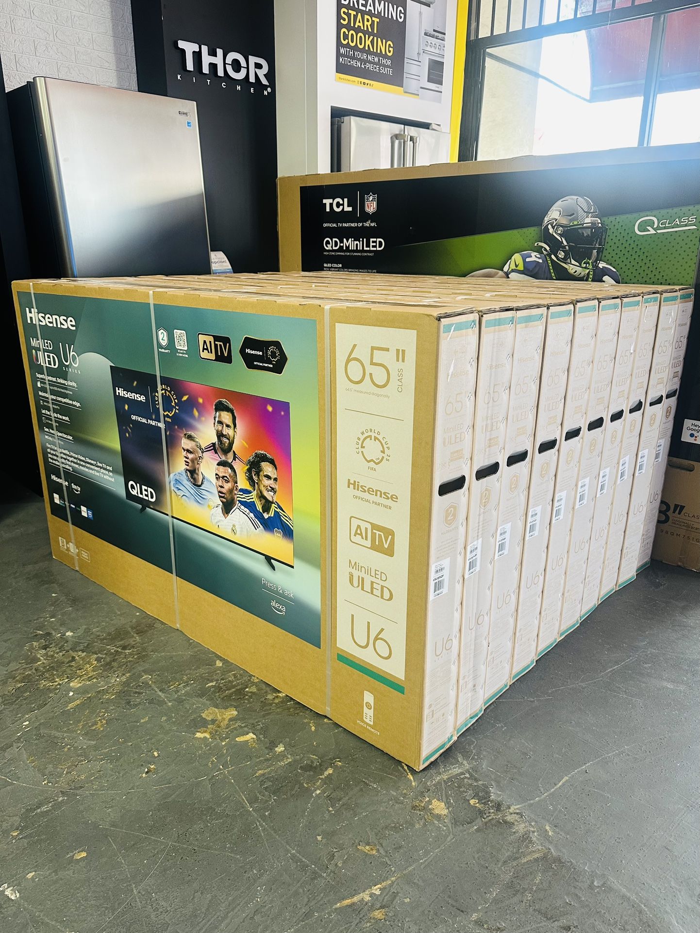 65” Hisense ULED Mini Led U6 4K UHD Smart Tv