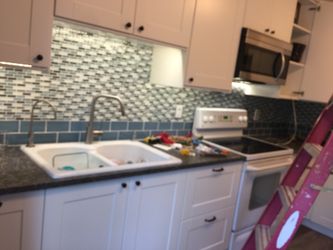 Under Cabinets LED strip lighting with motion sensors